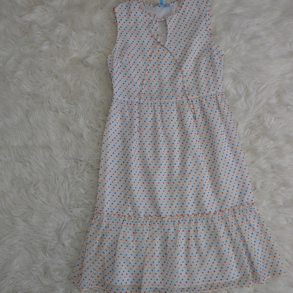 NWT New Draper James Swiss Dot Tiered Retro PRIDE Dress 14 - Picture 6 of 11